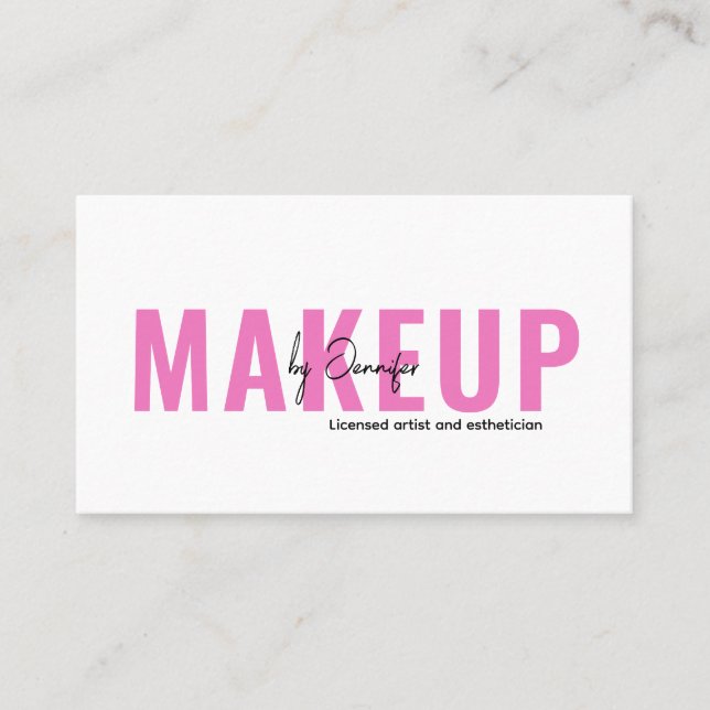 Personalisiert Simple Visitenkarte (Vorderseite)