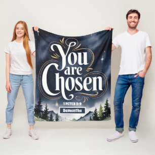 Personalisiert sind Sie Christliche Frauen ausgewä Fleecedecke