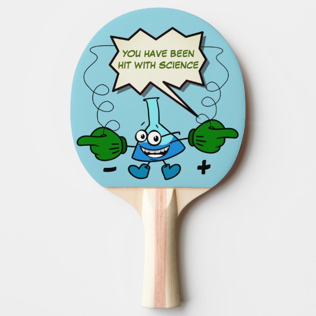 Personalisiert sind Sie mit der Wissenschaft getro Tischtennis Schläger (Vorderseite)