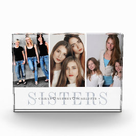 Personalisiert Sisters FotoCollage Fotoblock