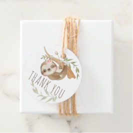 Personalisiert Sloth Girl Birthday Geschenkanhänger