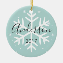 Personalisiert Snowflake Foto Weihnachtsschmuck