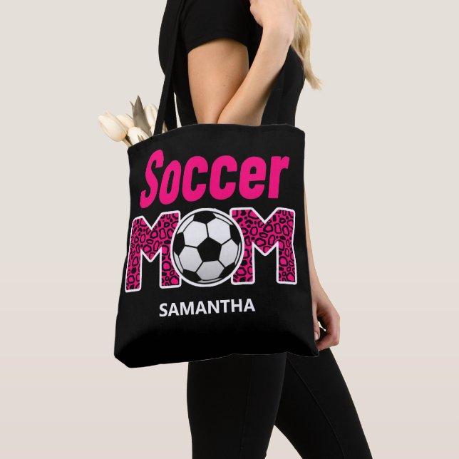Personalisiert Soccer Mama Individuelle Name Tasche (Von Nahem)