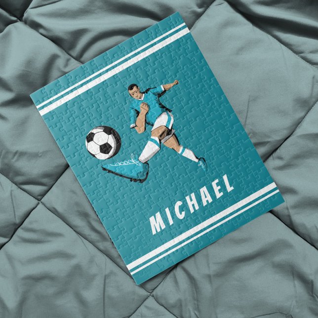 Personalisiert Soccer Player Coole Grafik gestreif (Von Creator hochgeladen)