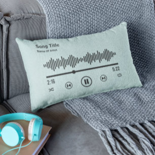 Personalisiert Song Album Music Lover Lendenkissen