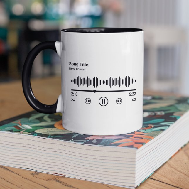 Personalisiert Song Album Music Lover Tasse (Von Creator hochgeladen)