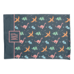 Personalisiert Space Dinosaurier Muster Kissenbezug