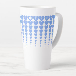 Personalisiert, Spaß am besten Vater je Blue Heart Milchtasse