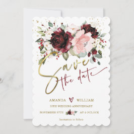 Personalisiert Speichern Sie die Datumskarten für Einladung