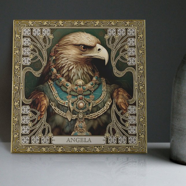 Personalisiert Spirit Eagle Tribal Altarpiece Fliese (Von Creator hochgeladen)