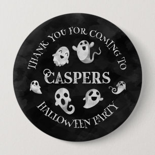 Personalisiert Spooky Ghost Halloween Button-Abzei Button