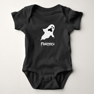 Personalisiert Spooky Halloween-Geister Baby Strampler