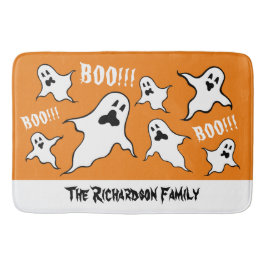 Personalisiert Spooky Halloween Ghosts Bath Mat Badematte