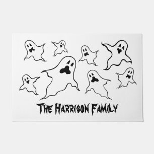 Personalisiert Spooky Halloween Ghosts Doormat Fußmatte