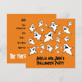 Personalisiert Spooky Halloween Ghosts Party Invit Einladung