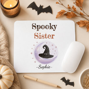 Personalisiert Spooky Sister Mousepad