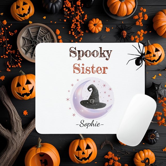 Personalisiert Spooky Sister Mousepad (Von Creator hochgeladen)