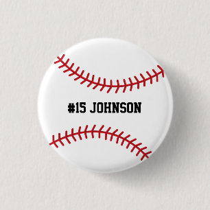 Personalisiert Sport Baseball / Softball Button