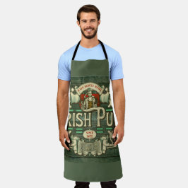 Personalisiert St Patricks Day Irish Pub Funny Schürze
