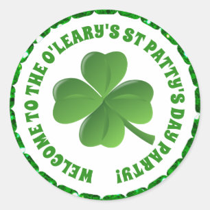 Personalisiert St Patricks Day Sticker