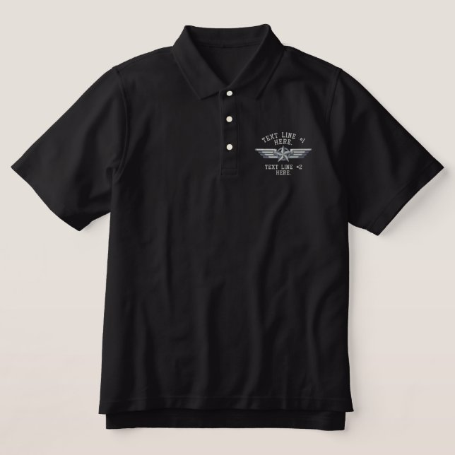 Personalisiert-Star-Abzeichen-Pilotflüge (Design Vorderseite)