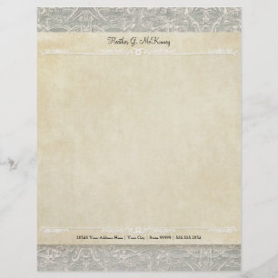 Personalisiert Stationery Vintage französische Reg Flyer
