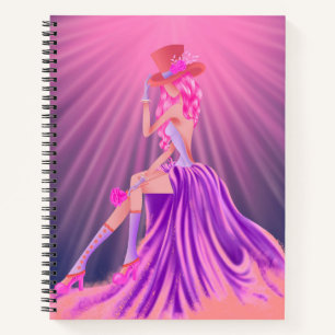 Personalisiert Steampunk Prom Queen Notizbuch