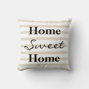 Personalisiert Strickte Zuhause Sweet Zuhause Kissen