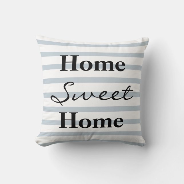 Personalisiert Strickte Zuhause Sweet Zuhause Kissen (Vorderseite)