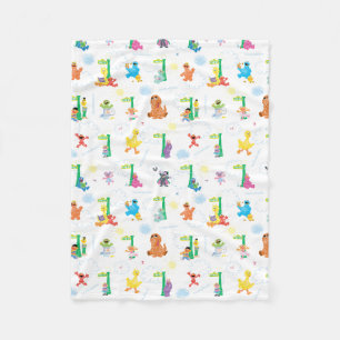 Personalisiert Sunny Day Sesame Street Pattern Fleecedecke