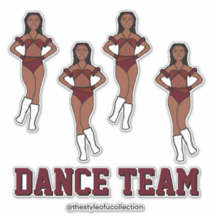 Personalisiert Tance Team Chocolate Cosmos Stones Aufkleber