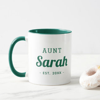 Personalisiert Tante Monogram-Tasse Tasse