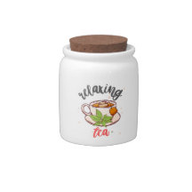 Personalisiert Tea Bag Canister - Candy Jar