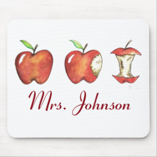 Personalisiert Teacher Geschenk Apfeläpfel Mousepa Mousepad