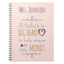 Personalisiert Teacher Quote Notebook Notizblock