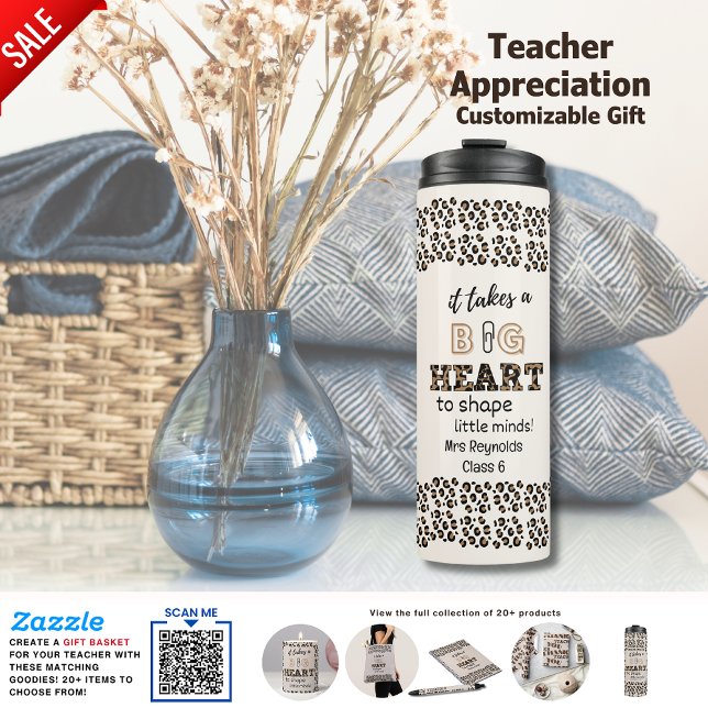 Personalisiert Teacher Quotes-Geschenk | Weiblich  Thermosbecher (Von Creator hochgeladen)