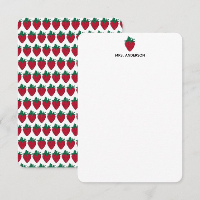 Personalisiert Teacher Stationery Einladung (Vorne/Hinten)