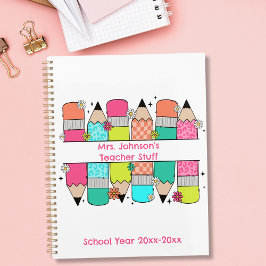 Personalisiert Teacher Themenplaner Planer