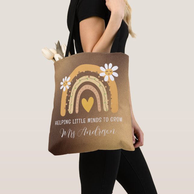 Personalisiert Teacher Tote Bag Tasche (Von Nahem)