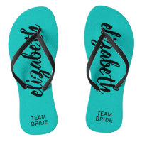 Personalisiert Team Bride Turquoise