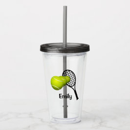 Personalisiert Tennis Acryltrinkbecher