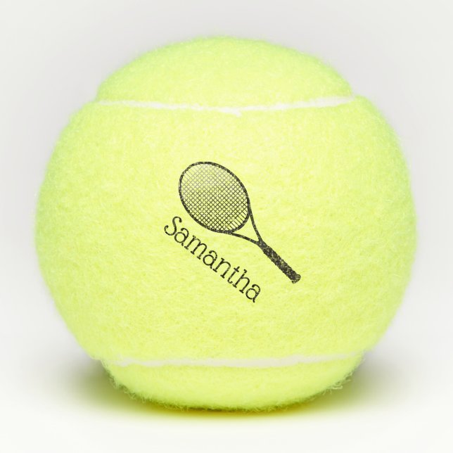 Personalisiert Tennis Ball (Vorderseite)