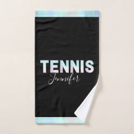 Personalisiert Tennis Individuelle Name Holograph  Handtuch