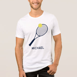 Personalisiert Tennis Player Club Mitglied Tri-Blend Shirt