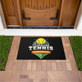 Personalisiert Tennis Player NAME Varsity Turnier Fußmatte