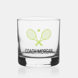 Personalisiert Tennis Player Tennis Captain Coach Whiskyglas