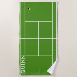 Personalisiert Tennis Strandtuch