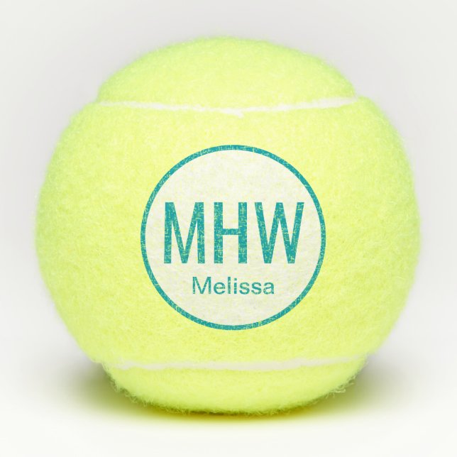 Personalisiert Tennisbälle (Vorderseite)