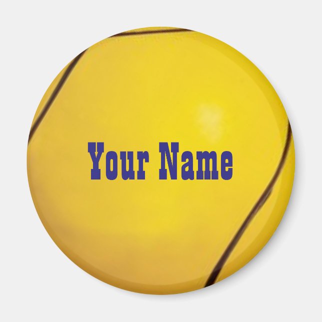 Personalisiert Tether Ball Magnet (Vorne)