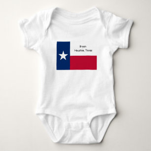 Personalisiert Texas Baby Bodysuit Strampler